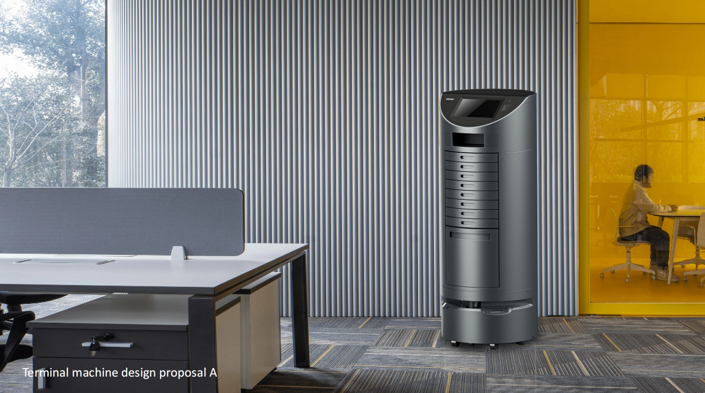 Financial Terminal Robot Design visual 02