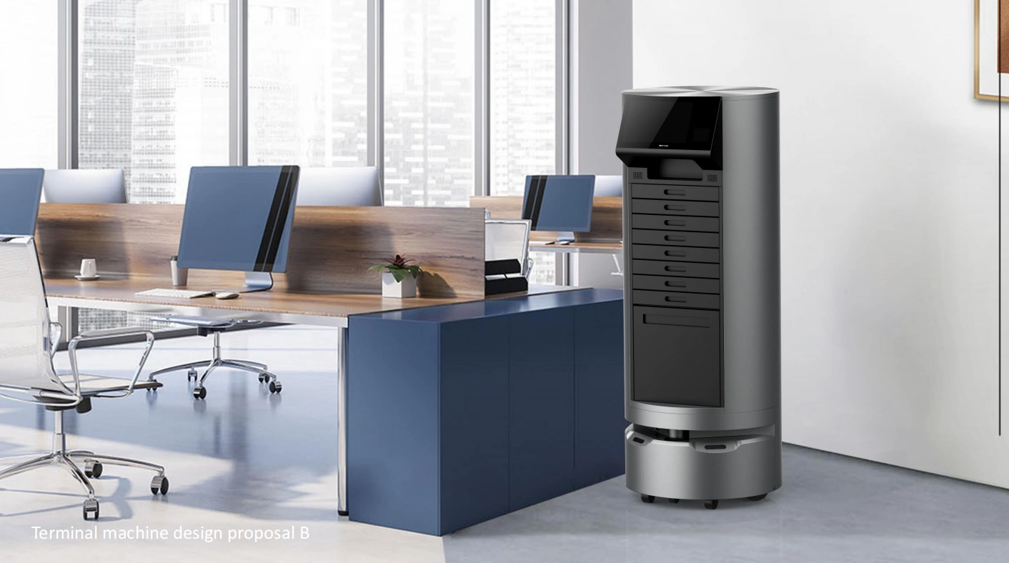 Financial Terminal Robot Design visual 06