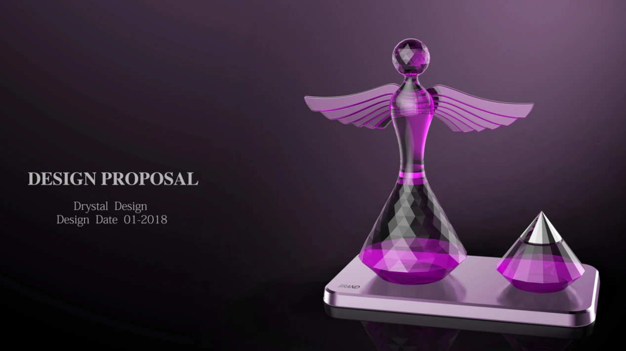 Crystal Aroma Diffuser Design visual 05